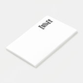 Hey, du wirst beschäftigt Funny Post-it Klebezettel (angewinkelt)