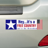 Hey, es ist ein freier Autoaufkleber (Auf Auto)