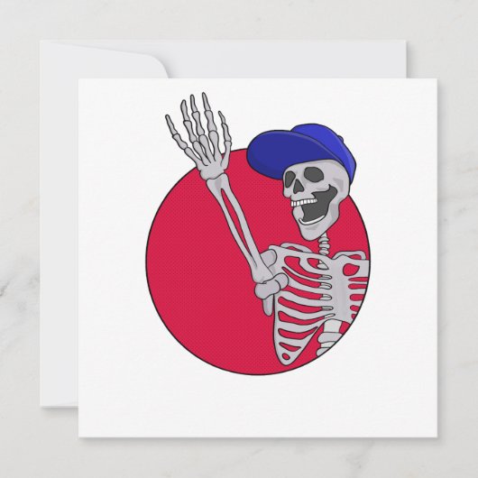 Hey Friends Cool und Funny Skeleton (Vorderseite)