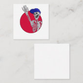 Hey Friends Cool und Funny Skeleton Begleitkarte (Vorne/Hinten)