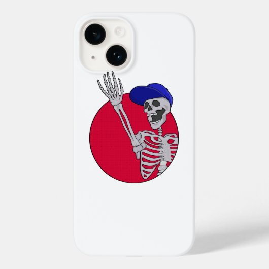 Hey Friends Cool und Funny Skeleton Case-Mate iPhone Hülle (Rückseite)