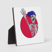 Hey Friends Cool und Funny Skeleton Fotoplatte (Vorderseite)