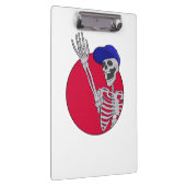 Hey Friends Cool und Funny Skeleton Klemmbrett (Rechts)