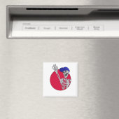 Hey Friends Cool und Funny Skeleton Magnet (In Situ (Geschirrspüler))