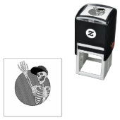 Hey Friends Cool und Funny Skeleton Permastempel (Beispiel)