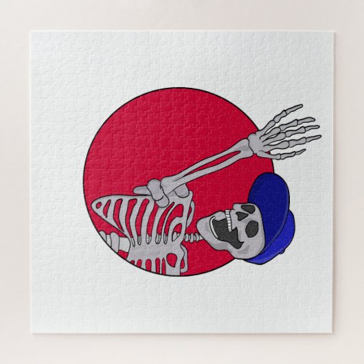 Hey Friends Cool und Funny Skeleton Puzzle (Horizontal)
