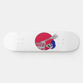 Hey Friends Cool und Funny Skeleton Skateboard (Horizontal)