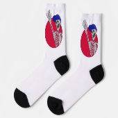 Hey Friends Cool und Funny Skeleton Socken (Linkes Detail)