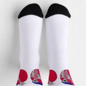 Hey Friends Cool und Funny Skeleton Socken (Oben)