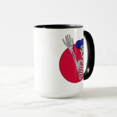 Hey Friends Cool und Funny Skeleton Tasse (VorderseiteRechts)