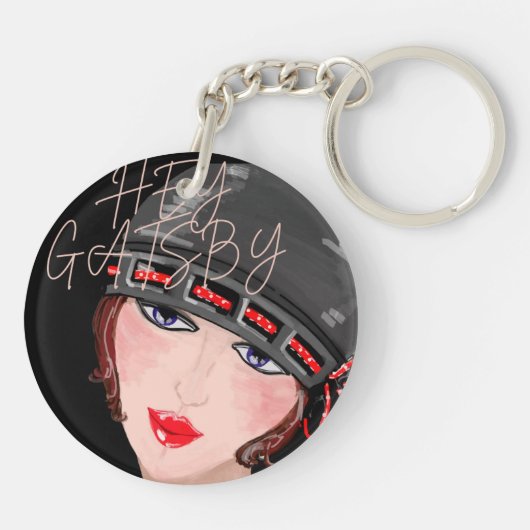 Hey Gatsby Schlüsselanhänger (Rückseite)