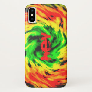 HEY gefärbte Krawatte brennt Flammen Case-Mate iPhone Hülle