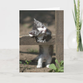 HEY-GET GUL CARD DANKESKARTE