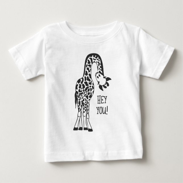 Hey! Giraffe Baby T-shirt (Vorderseite)