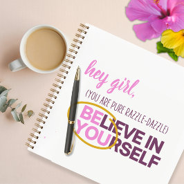 "Hey Girl, Be You" Journal Notizblock