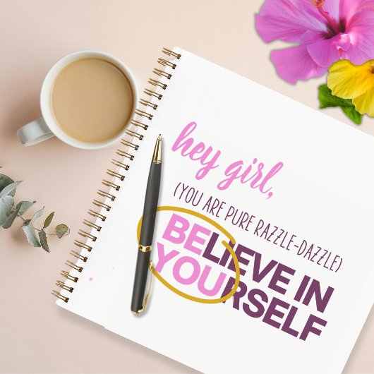 "Hey Girl, Be You" Journal Notizblock