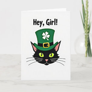 Hey Girl Glitter-Texturkarte Karte