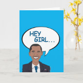 Hey Girl, glücklich zum Geburtstag Karte (Gelbe Blume)