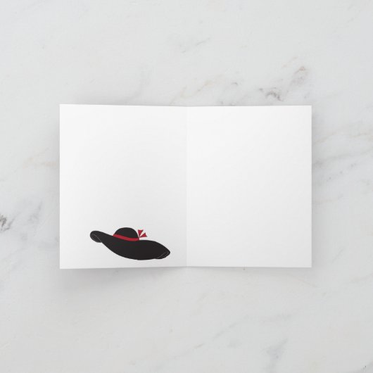 Hey Girlfriend Blank Note Card Karte (Innenseite)