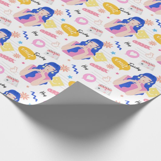 Hey Girls Geschenkpapier (Ecke)