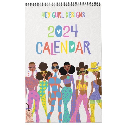 Hey Gurl Designs 2024 Kalender (Titelbild)