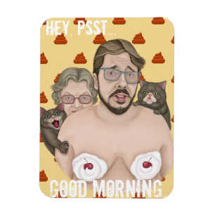 Hey, guter Morgen Magnet