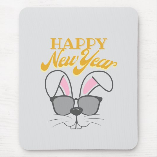Hey, hallo! Happy New Year Buddy Mousepad (Vorne)