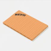 HEY!! (Hey!!, Hey!!!, Hey!!!!!!) Post-it Klebezettel (angewinkelt)