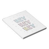 Hey Hey Notizblock (angewinkelt)