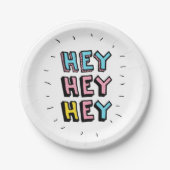 Hey Hey Pappteller (Vorderseite)