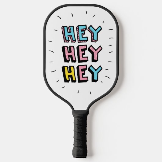 Hey Hey Pickleball Schläger (Rückseite)