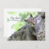 Hey, hier, nur in der Postkarte checken  (Vorne/Hinten)