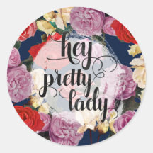 Hey Hübsche Lady Dramatische Vintage Wasserfarben