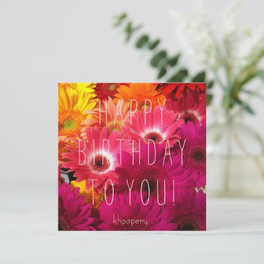 Hey, hübsches Mädchen! Geburtskarte Karte (Stehend Vorderseite)