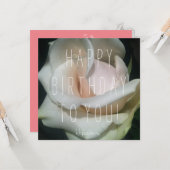 Hey, hübsches Mädchen! Geburtskarte Karte (Vorderseite/Rückseite Beispiel)