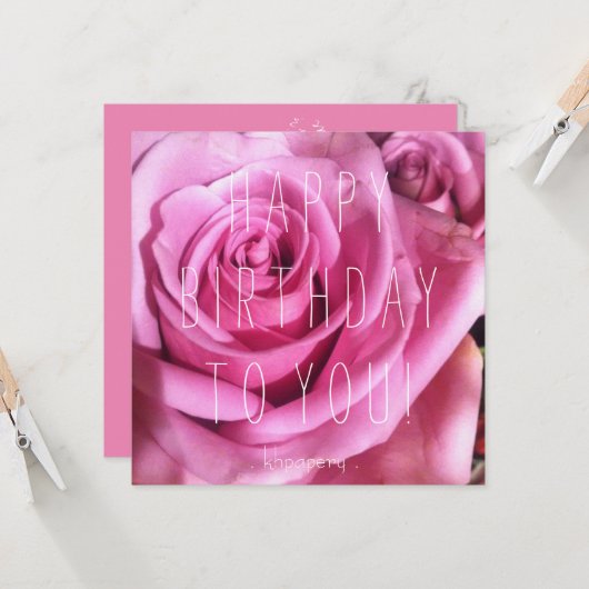 Hey, hübsches Mädchen! Geburtskarte Karte (Vorderseite/Rückseite Beispiel)