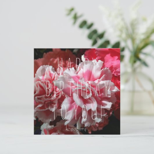 Hey, hübsches Mädchen! Geburtskarte Karte (Stehend Vorderseite)