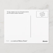 Hey, ich bin ein Niedliches Primat Postkarte (Rückseite)