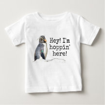 Hey! Ich bin Hoppin' hier! Rockhopper Penguin Shir