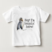 Hey! Ich bin Hoppin' hier! Rockhopper Penguin Shir Baby T-shirt (Vorderseite)