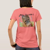 Hey, ich bin Niedlich Orangutan T-Shirt (Rückseite)