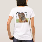 Hey, ich bin Niedlich Orangutan T-Shirt (Rückseite)