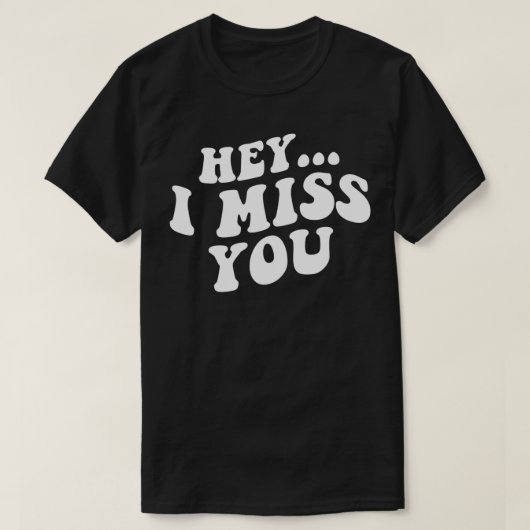 Hey, ich Miss dich Pullover (Design vorne)