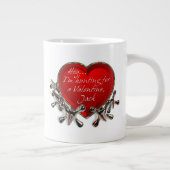 Hey, ich suche nach einem Valentin, Jack! Jumbo-Tasse (Rechts)
