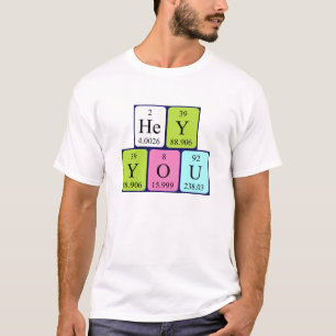 Hey, ihr Periodensystem Satz Shirt 3