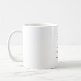 Hey it's 30th birthday green black bold letter nam kaffeetasse