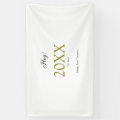 Hey it's new year add year gold black simple. Mini Banner (Vertikal)