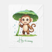 Hey' It's Raining Fleecedecke (Vorderseite)