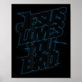 Hey Jesus Lieben Sie Bro Christlichen Jugend Godbr Poster (Vorne)