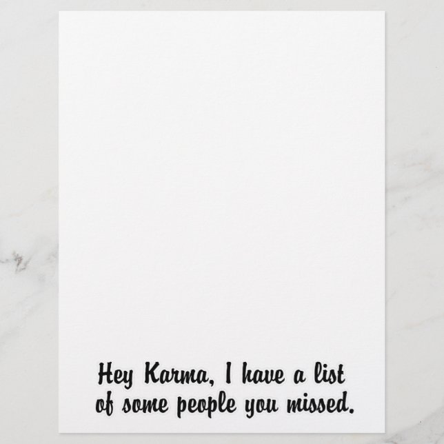 Hey Karma.. (Vorderseite)
